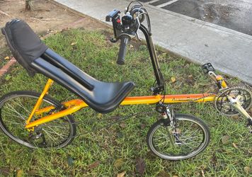 Action Bent recumbent bike in excellent condition