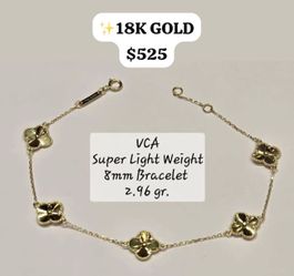 ✨GORGEOUS ✨18K GOLD VAN CLEEF ARPELS BRACELET, BRAND NEW IN BOX 😍