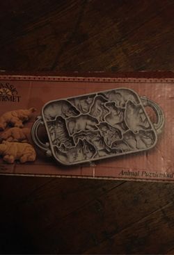 1984 John Wright Cast Iron Animal Puzzlemold