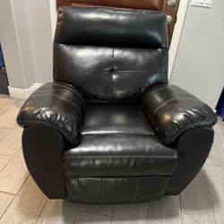 Black Rocking Recliner 