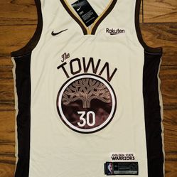 Warriors Curry The town 2025 City Edition Jersey Stitched 