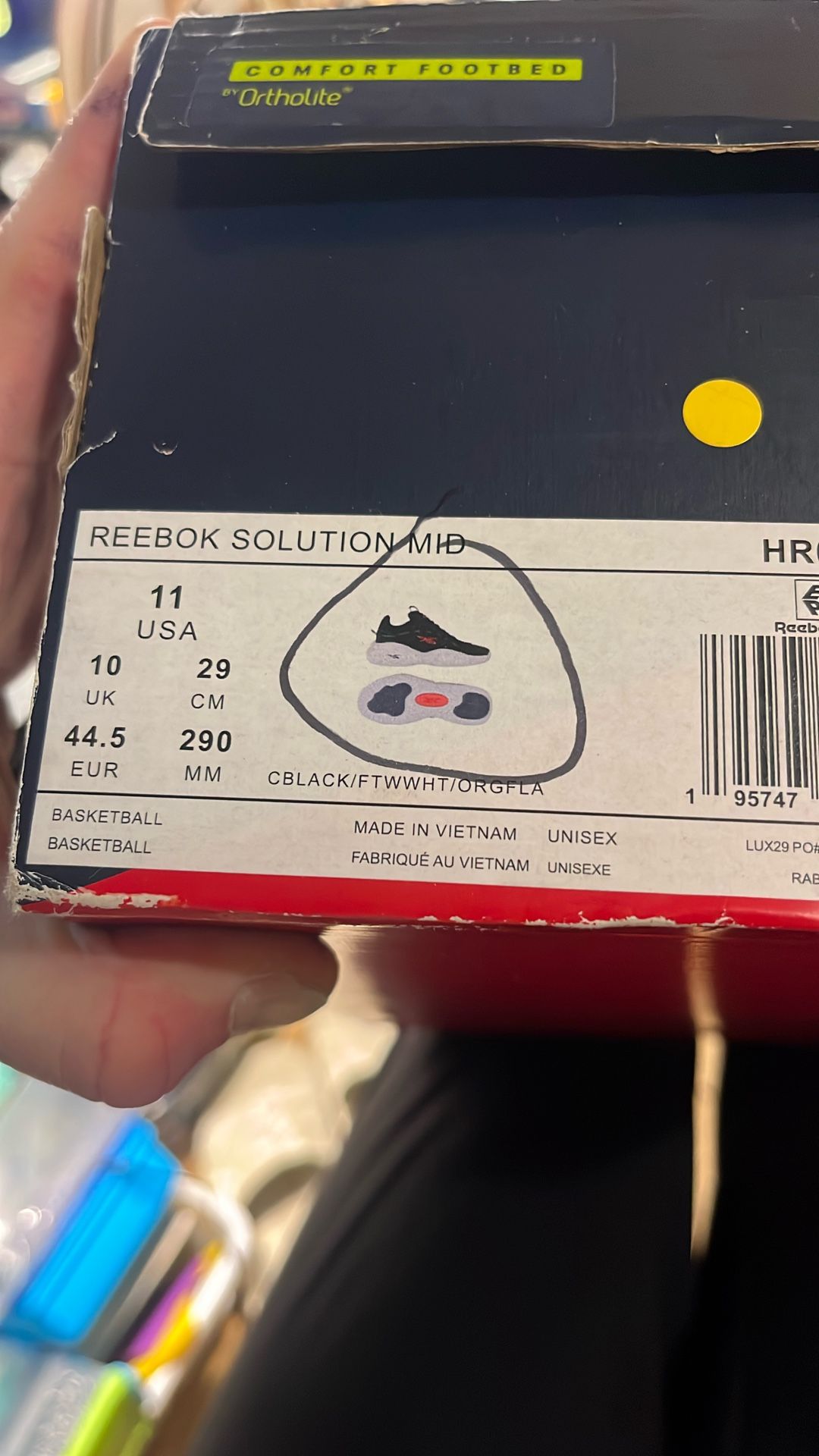 Reebok (Iversons) solution mid