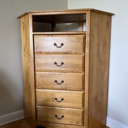 Matching Corner Dresser and Shelf