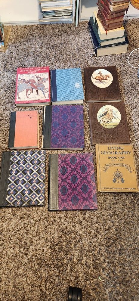 Lot Of 9 Random Vintage Books