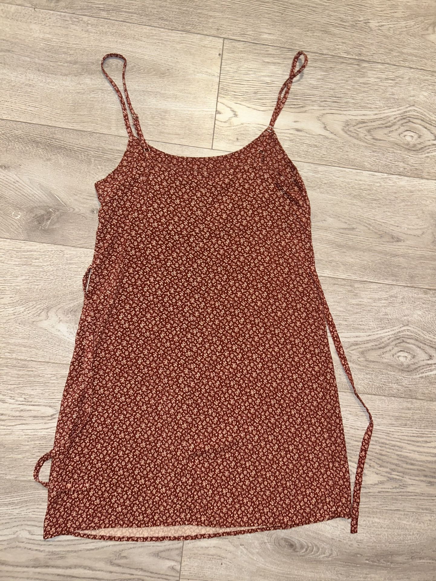 John Galt Burgundy Floral Mini Dress