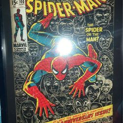 The Amazing Spiderman Glass Portrait 