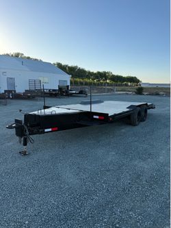 14K Heavy Duty Equipment / Car Hauler Trailer – PTI – Title In Hand