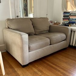 Beige Love Seat Sofa