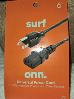 Universal Computer Power Cord
