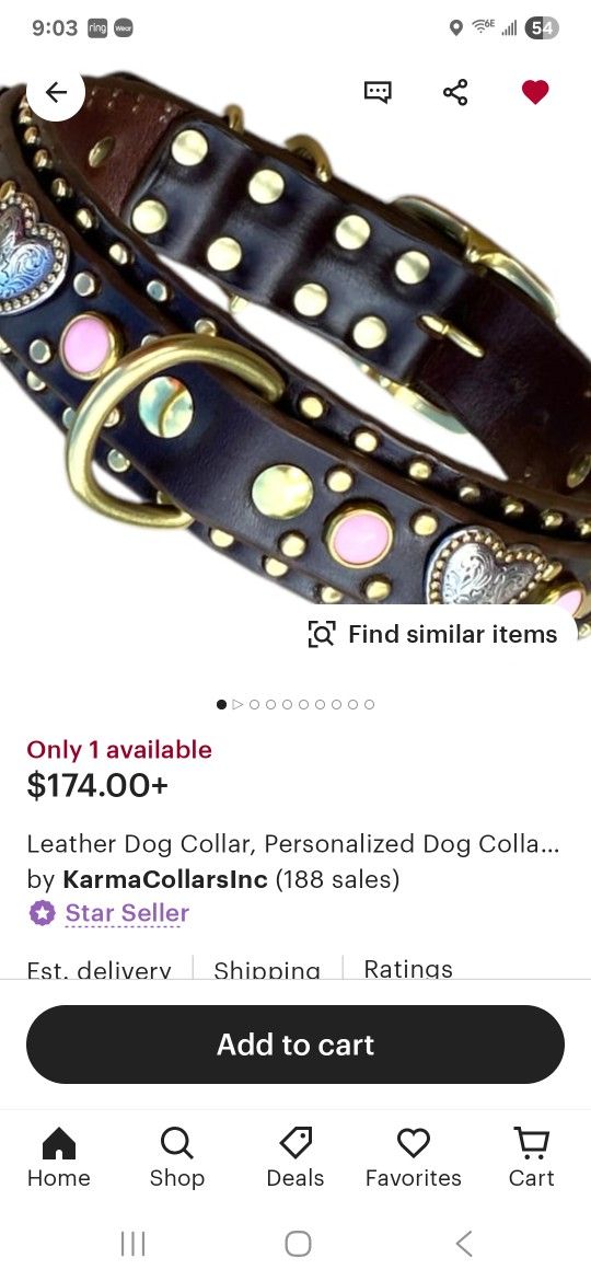 Genuine Leather Dog Collar