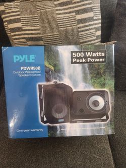 Pyle outdoor waterproof speakers