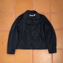 Schott NYC Nylon Biker Jacket Size XL