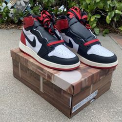 Jordan 1 high black toe reimagined - GS 7Y