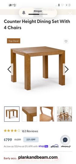 New In Box Counter Top Table
