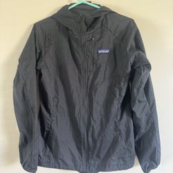 Patagonia Womens Medium Houdini Packable Jacket RN51884 Black Windbreaker M