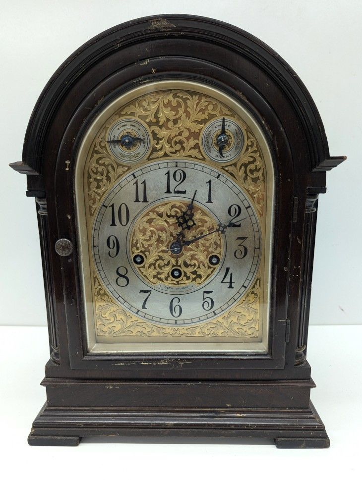 Rare Antique Seth Thomas Chiming Mantle Clock