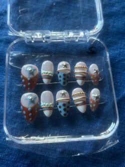 Mini Almond Handmade Press Ons