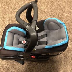 Baby Trend Secure Snap Tech 35 Infant Car Seat Blue Two Bases Available 