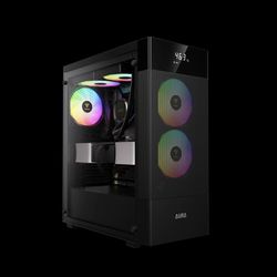 AURA GC5 ELITE ARGB DIGITAL DISPLAY MESH ARGB MID-TOWER CASE