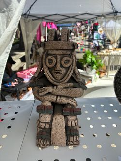 Aztec Statue Tlaloc 7”