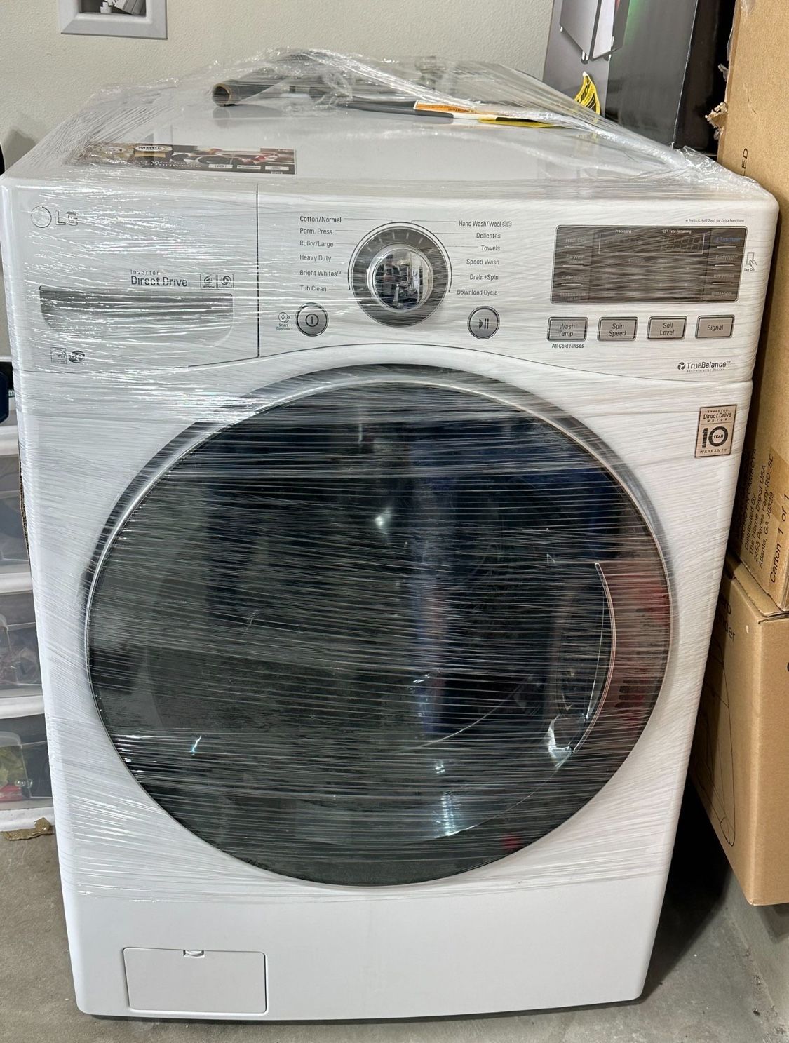 LG Washer - Like New - 4.5 cu. ft. Ultra Lg. Capacity Turbowash™