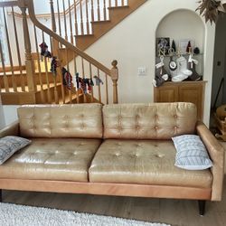 Leather Couch 