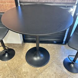 DOCKSTA Bar Stool Table | Black 