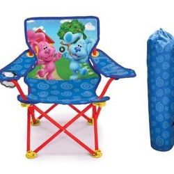 Nickelodeon BLUES CLUES Chair - Fold N Go - Beach Pool Camping In/Outdoor ⭐️ NEW ⭐️