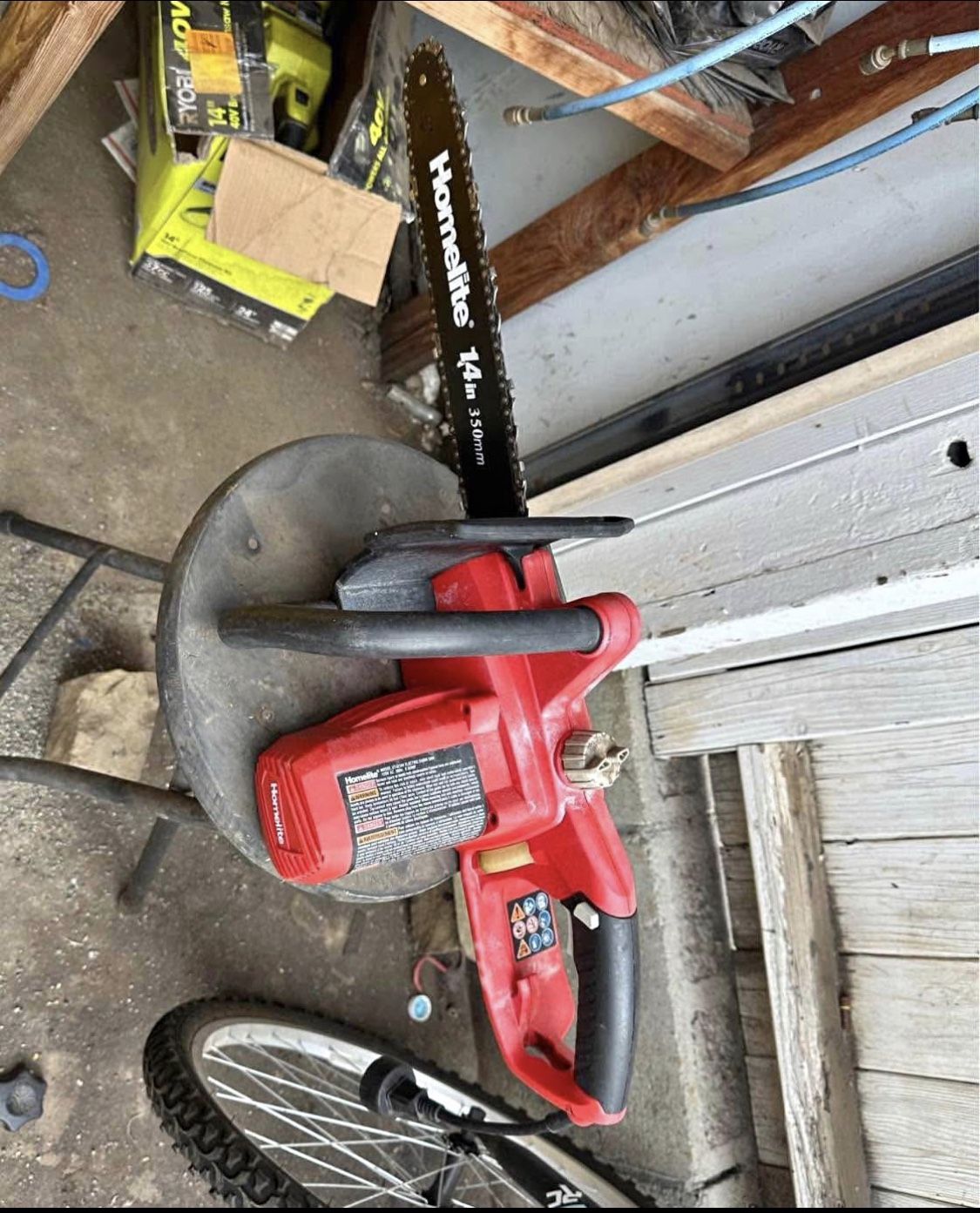 14 in. 9 Amp Electric Chainsaw by Homelite