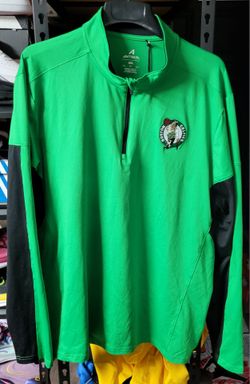 *NEW* Antigua NBA Boston Celtics 1/4 Zip Pullover Jacket Green/Black Size Men’s 2XL