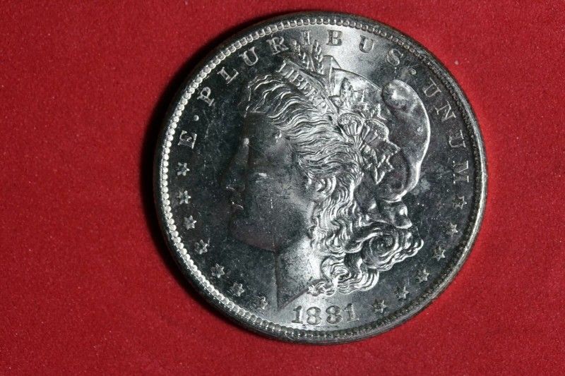 1881 - S Morgan Silver Dollar!! #N06212