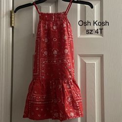 Girls Sz 4 Red Bandana Print  Sundress $10 Obo