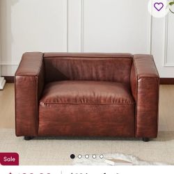 Faux Leather Beautiful Arm Chair