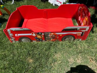 Paw patrol wood bed