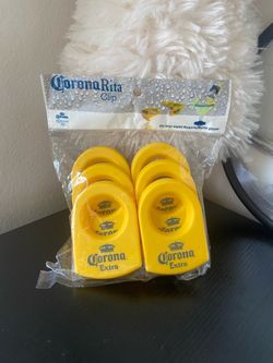 6 pack - Corona Extra Beer Yellow Margarita Coronita / Coronarita Bottle Clips
