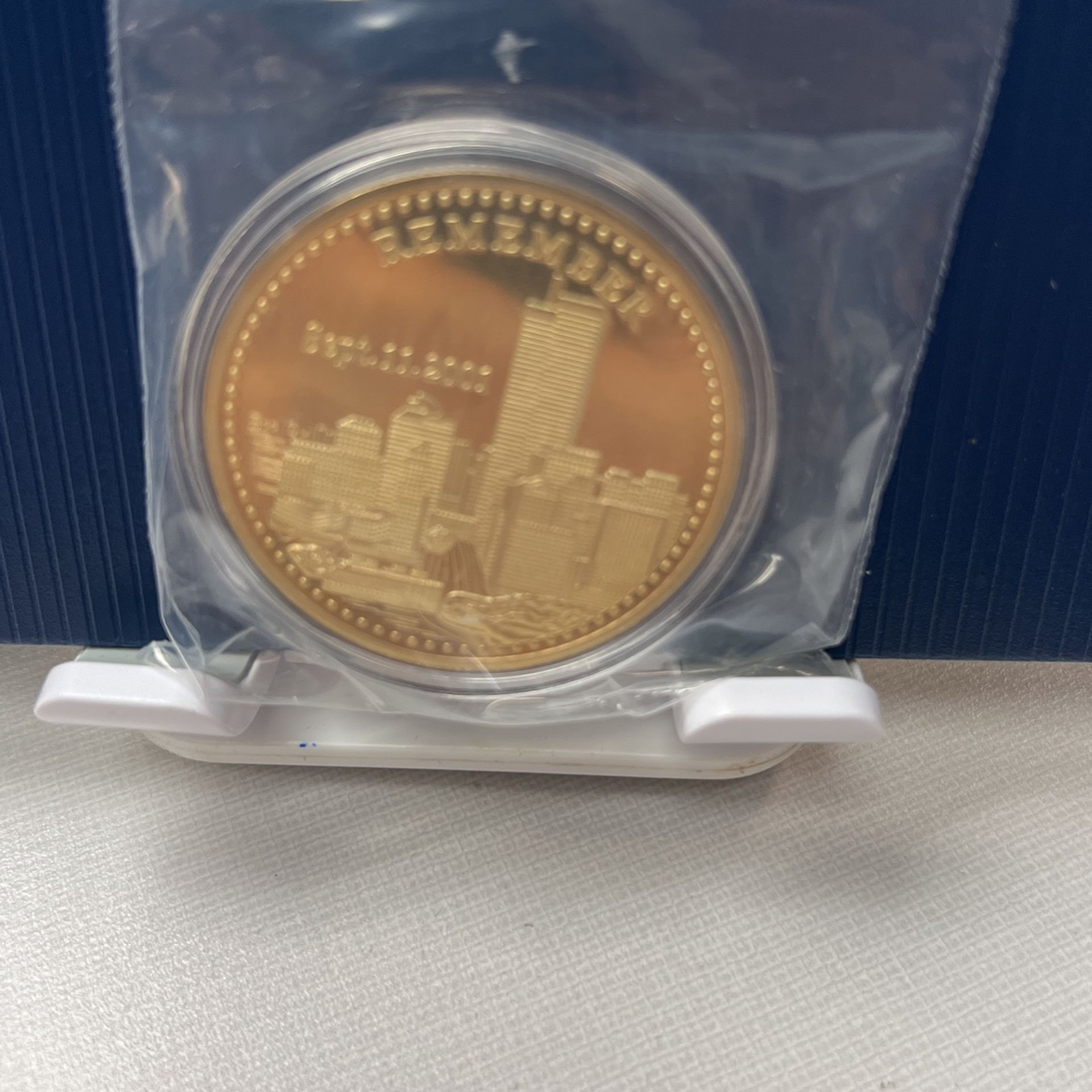 A Collectors Clad 911 New York World Trade Center Coin
