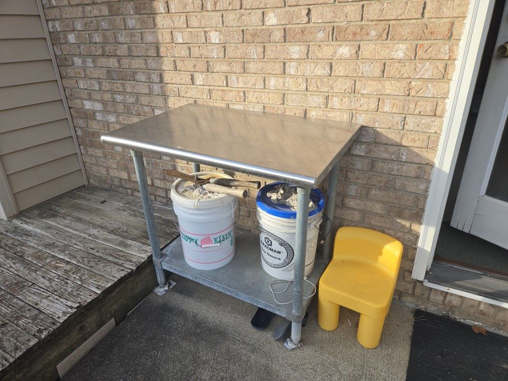 Steel Work Table