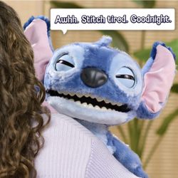 Disney Stitch Ultimate Stitch Interactive 17" Plush Toy, 100+ Sounds & Reactions