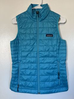 NWT Women's Patagonia Ultramarine Blue Nano Puff Full Zip Vest Size XS
