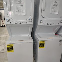Low Price/ GE 24" Wide Top Load Washer With Agitator & Electric Dryer Combo 