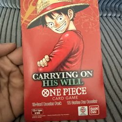 One Piece Carrying On His Will (Pick Up Only)