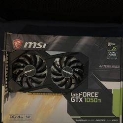 MSI Geforce GTX 1050 Ti