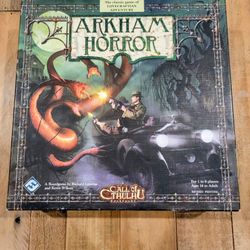 Arkham Horror A Call of Cthulhu Boardgame COMPLETE