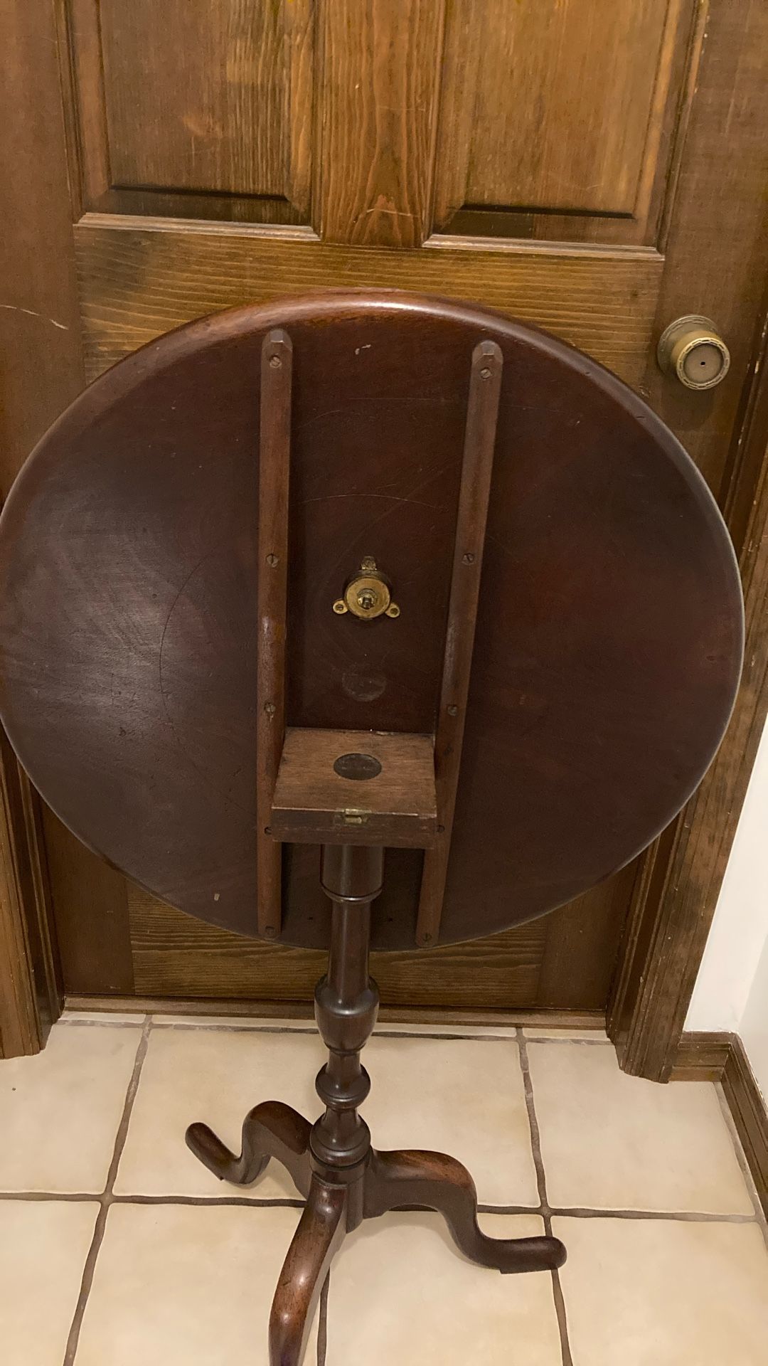 Antique flip table