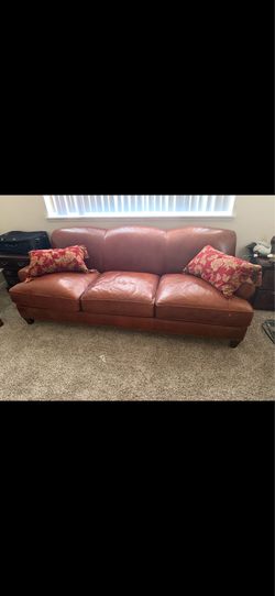 Leather couch