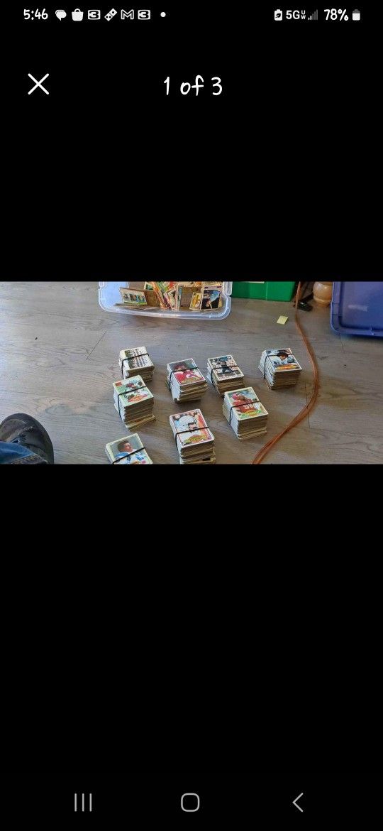 Baseball, Football And A Few Basketball Cards