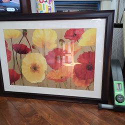 46×24 Large Pictire Frane With flowers