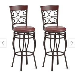 Metal Swivel Bar Stool Set Of 4