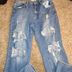 Wax Boyfriend Jeans Size 13( Fits Like 16)