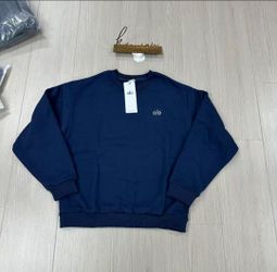 Alo Yoga Navy Blue Crewneck Sweatshirt